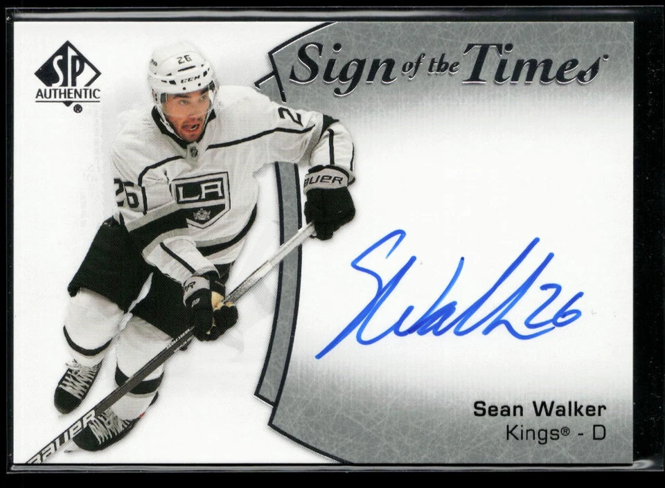 2021-22 SP Authentic Sign of the Times #SOTT-SW Sean Walker - Image 1 of 2
