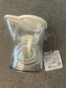 NUOVO set misuratore vintage Dansk plastica collezione brocca con coperchio tazze cucchiaio T23 - Foto 1 di 6