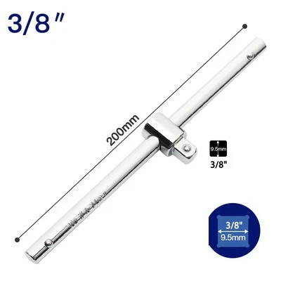 Heavy-Duty Sliding T-Handle Wrench & Breaker Bar - 1/2", 3/8", 1/4" Drives - Image 1 of 4