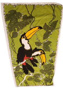 Lintex Toucan Cotton Beach Towel Brazil Tropical - Picture 1 of 7