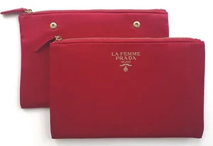 LA FEMME PRADA Intense Double Cosmetic Bag Makeup Pouch B 21,5 cm NEU, VIP-Gift! - Bild 1 von 5