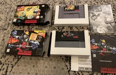 Earthworm Jim 2 & Killer Instinct Super Nintendo SNES Complete Of Box CIB - Image 1 of 4