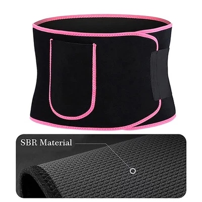 Cinturón de protección de cintura para sudor deportivo cuerpo esculpido cinturón fitness abdomen elástico Foto 1 de 4
