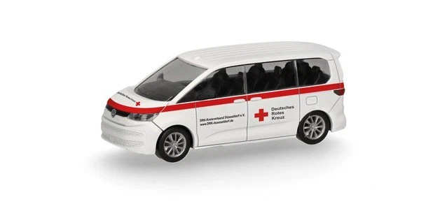 Herpa 098359 - 1/87 Volkswagen (VW) Multivan "DRK Düsseldorf" - Nuovo - Immagine 1 di 1