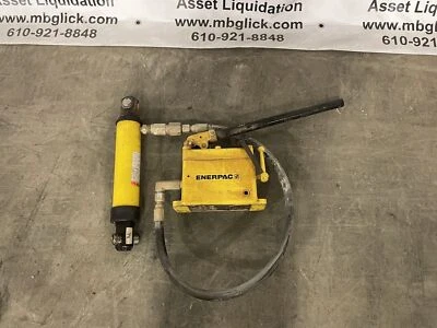 Cilindro hidráulico y bomba manual ENERPAC RC106 DUO 10 toneladas 10.000 PSI Foto 1 de 3