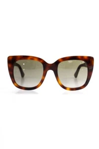 Gucci GG0327S 002 Tortoise Shell Brown Cat Eye Sunglasses - Picture 1 of 5