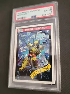 1990 MARVEL UNIVERSE WOLVERINE #23 PSA 6 EX-MT X-MEN - Picture 1 of 2