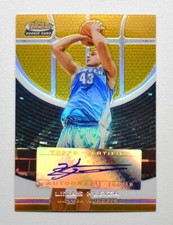 2005-06 Finest Refractors Gold #132 Linas Kleiza AU 11/59
