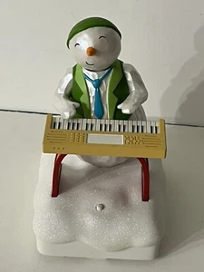 Hallmark 2010 Snowman Band Keyboard Ken Music Movement Interactive Works! Piano - Picture 1 of 7