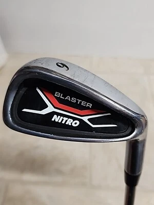 Men's 6 Iron Nitro Blaster Golf Club Right Hand Steel Shaft Light Weight, 37.5" - Image 1 of 4