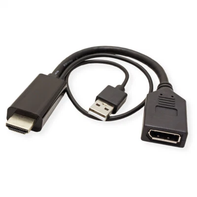 HDMI 4K - Adattatore DisplayPort, v1.2, Connettore HDMI - DP Femmina, Attivo - Immagine 1 di 4