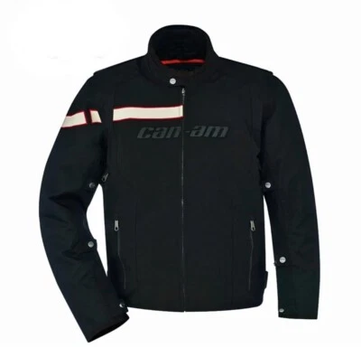 Nueva Chaqueta Can-Am Cooper Para Hombre Negra Mediana Ajustable Impermeable 4406710690 Foto 1 de 4