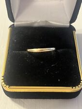10K Solid Yellow Gold Band ART CARVED Size 6 2MM Wide NICE!