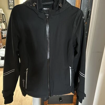 Women's Sunice Robin Zephal Hooded (removable)  Waterproof Jacket Small Black - Image 1 of 4