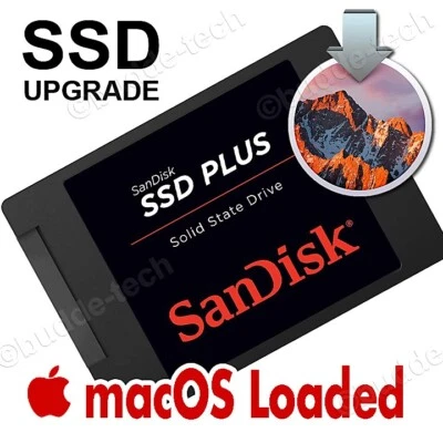 250GB SSD 2.5” - Macbook Pro 2010 2011 2012 High Sierra 10.13 solid state drive - Image 1 of 4