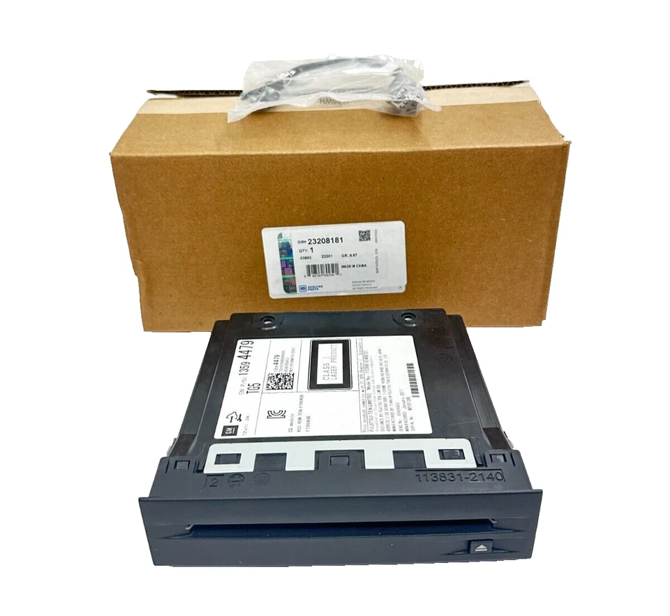 Genuine Single CD Player For 2015-2017 Cadillac ATS 2.0L 2.5L 3.6L 23208181 - Изображение 1 из 4