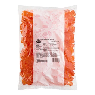 Albanese Orange Gummi Bears 5 lb. - Image 1 of 3