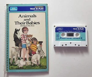 Playskool Talk ‘N Play Animals and Their Babies Visit Zoo 1984 Book/Tape Tested - Picture 1 of 18