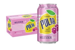 Polar Seltzer Raspberry Pink Lemonade, 12 Fl oz cans, 8pk - Picture 1 of 5
