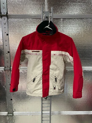 Chaqueta de esquí Spyder XT - Niños 10 - Venom Black Widow - Abrigo de invierno para nieve - Rojo Blanco Foto 1 de 4