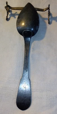 CUILLERE EN ETAIN DU XVIII ème siècle MARQUE" A BOIRE " - Photo 1/4