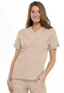 Cherokee Workwear Originals Women's V-Neck Scrub Top | 4700 - Picture 1 of 92