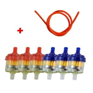 1M Fuel Line Hose + 6pcs Fuel filter For Dirt Pit Bike Motorcycle Go Kart Buggy  - Picture 1 of 5