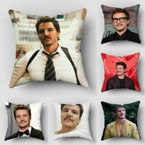 Pedro Pascal Funda de Almohada Decoración del Hogar Cumpleaños Sofá Funda de Almohada Regalo de Navidad - Imagen 1 de 24