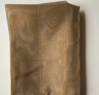 Kravet 9462 - 24 Brown Gauzy Designer Fabric Remnant 24x24" - Image 1 of 4