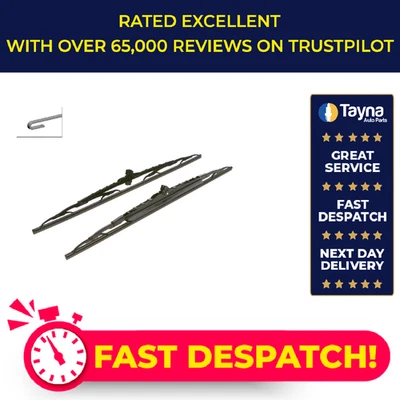 2x Limpiaparabrisas (par) se adapta a CADILLAC BLS 1.9D Juego de Parabrisas Delantero 06 a 08 Nuevo Foto 1 de 4