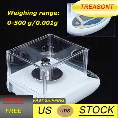 500 g/0.001g Intelligent Analytical Balance Digital Lab Precision Balance Scale