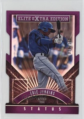 2015 Panini Elite Extra Edition Status Purple Die-Cut /150 Eric Jenkins #46 - Image 1 of 2