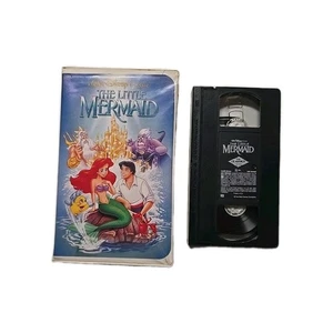 The Little Mermaid VHS (1990) Walt Disney Classic 83 Minutes Rated G Closed Capt - Foto 1 di 8