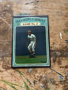 Baseball Kunstkarten Druck von Roberto Clemente, 71 World Series - Bild 1 von 2