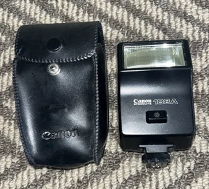 Canon Speedlite 188A Flash Unit with Original Case, Tested & Working - Picture 1 of 7