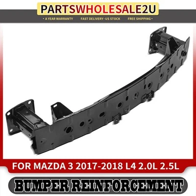 Amortiguador de impacto de refuerzo de parachoques delantero para Mazda 3 2017-2018 hatchback sedán Foto 1 de 4