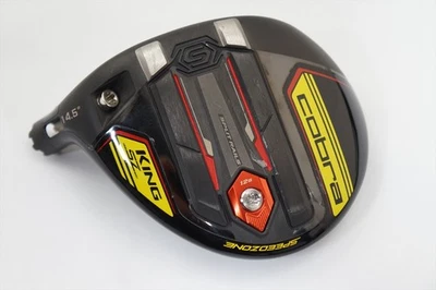 Cobra Speedzone Black/Yellow 14.5* #3 Wood Club Head Only 1017827 Lefty Lh - Image 1 of 4