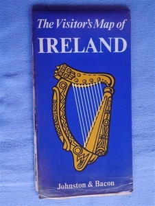 The Visitor's Map of Ireland by Johnston & Bacon 1971. Illustrated - Picture 1 of 12
