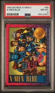 Skybox X-Men Series 2 X-Men 1993 azul PSA 8 - Imagen 1 de 3