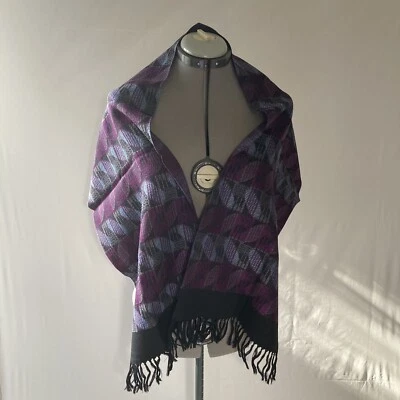 Museo de Bellas Artes Boston Art Deco Lana Silenciador Bufanda Chal De Colección Japón IOP Foto 1 de 4