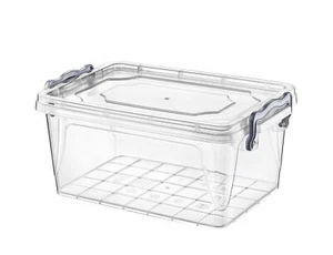 5 Litre Rectangle Multi Storage Lock Clip Lunch Box Container Food Storage - Picture 1 of 3