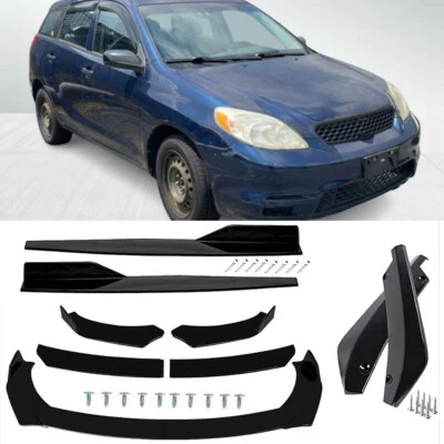 For Toyota Matrix 2003-2014 Front Bumper Lip Splitter Lower Spoiler Body Kit - Image 1 of 4