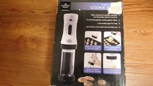 The Sharper Image 2 in 1 Cordless Cookie Press Christmas Cookies Spritz Shapes - Picture 1 of 6