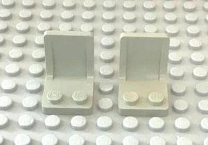 LEGO Pair Classic Light Gray Seat Chair, Car, Truck, Classic Space - Picture 1 of 1