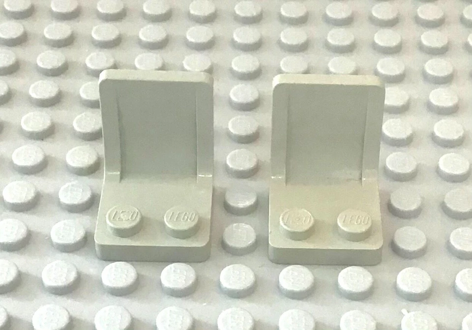 LEGO Pair Classic Light Gray Seat Chair, Car, Truck, Classic Space - Image 1 of 1