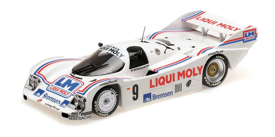 Porsche 962c #9 3rd Norisring TROFEO 1985 Winkelhock 1 18 Minichamps