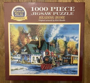 Bits &Pieces 1000PieceJigsawPuzzleHeadingHome by KirkRandleVtgNIB Sealed 20"x27" - Picture 1 of 3