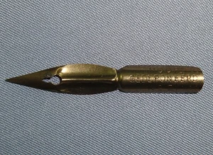 PLUME GENEPONEERD MOOR N°21 PEN NIBS PENNA PLUMA FEDER WRITING OLD ECRITURE - Picture 1 of 1