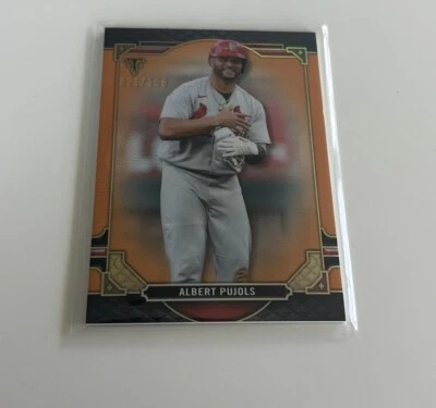 2022 Topps Triple Threads - Amber #71 Albert Pujols /199 - Image 1 of 2