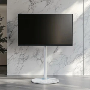 TV Ständer drehbar Standfuß für 40-75" höhenverstellbar Fernsehständer Rollen - Bild 1 von 13